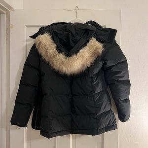 LL Bean Puffer Jacket with Removable Hood